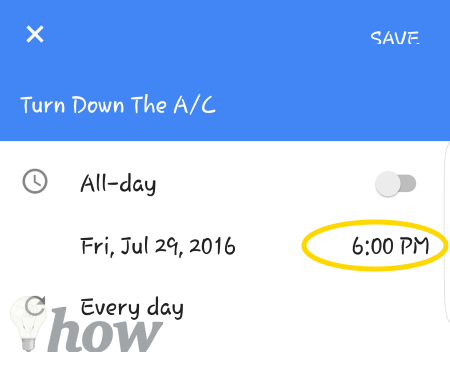 Google Now Cal Reminder 