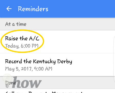 Google Now Reminder Repeat 1