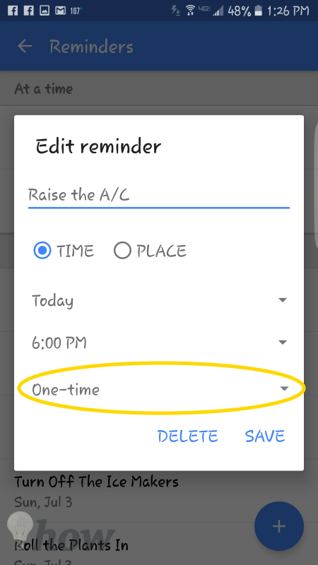 Google Now Reminder Repeat 2