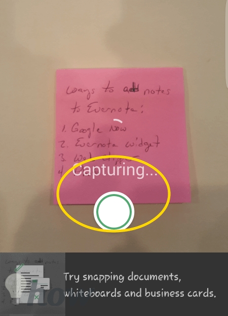 Evernote Photo Capture 4