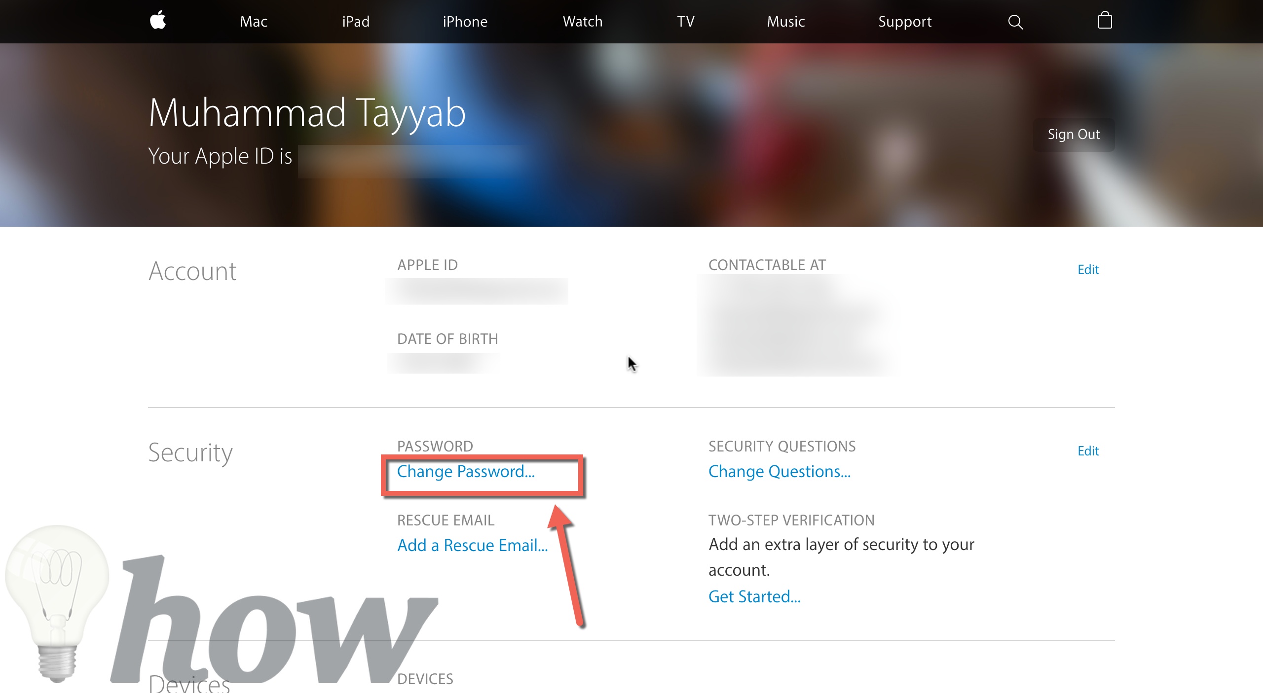 Change Your Apple ID Password