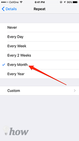Use Repeat Reminders 6