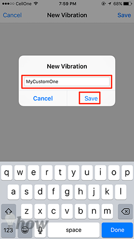 Create Custom Vibrations for Calls 