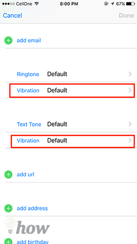 Create Custom Vibrations for Calls 