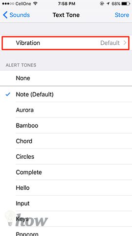 Create Custom Vibrations for Calls 