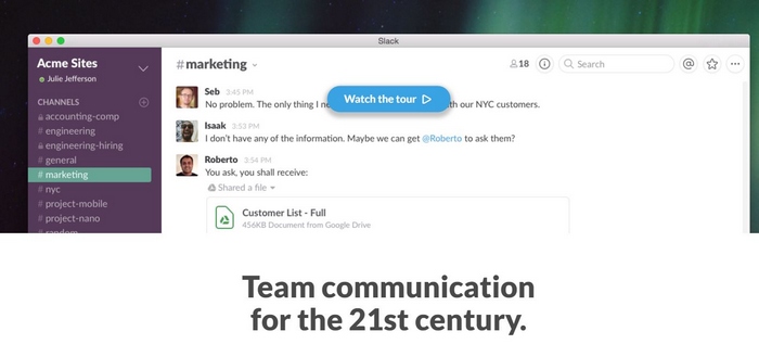 Team Chat Slack