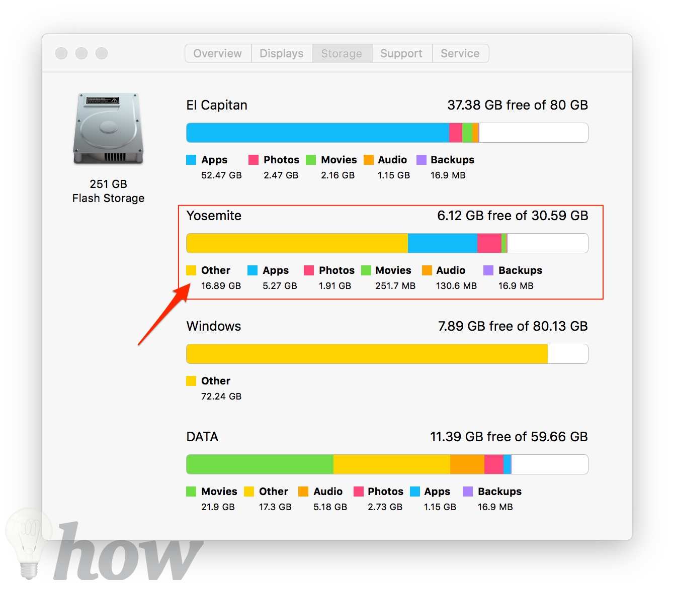 How to check for storage on my computer