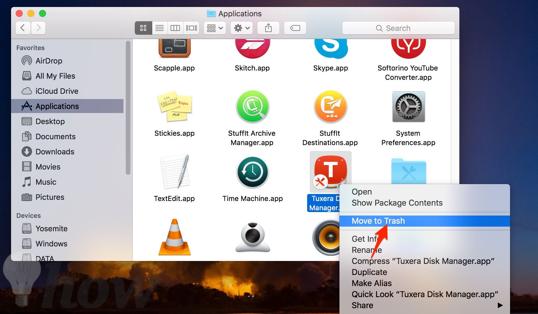 Uninstall an app mac os 10.13