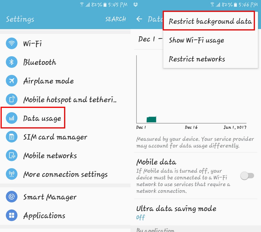 Data Usage