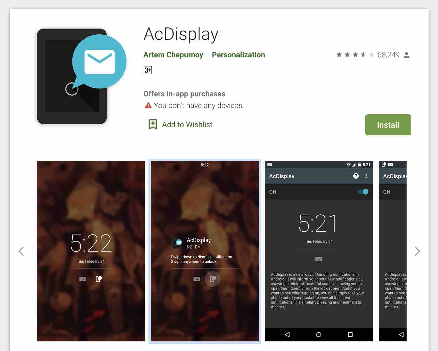 AcDisplay