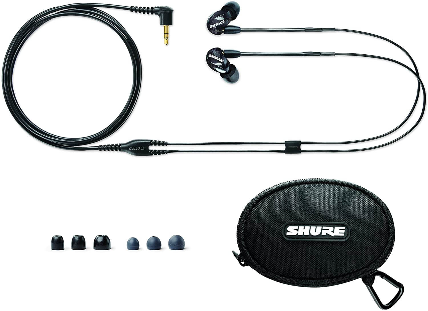 Shure SE215-K Sound Isolating Earphones with Single Dynamic MicroDriver