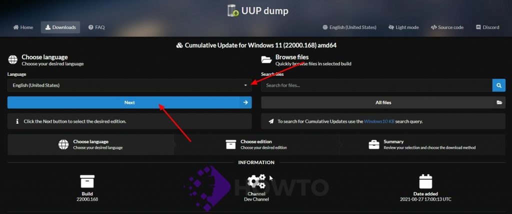 Windows 11 ISO UUP