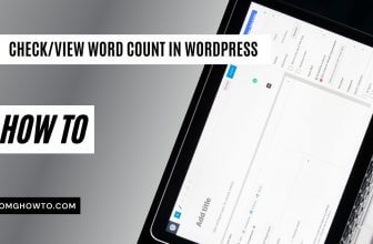How To Check/View Word Count In WordPress (Gutenberg)