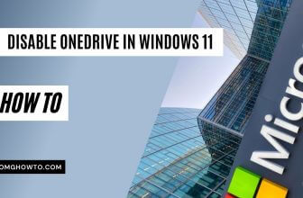 How to Disable/Uninstall OneDrive in Windows 11/10 Computers