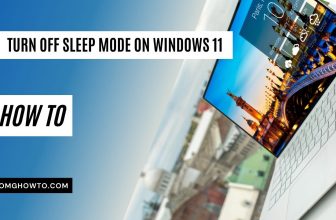 How to Turn Off Sleep Mode on Windows 11