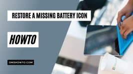 battery icon missing