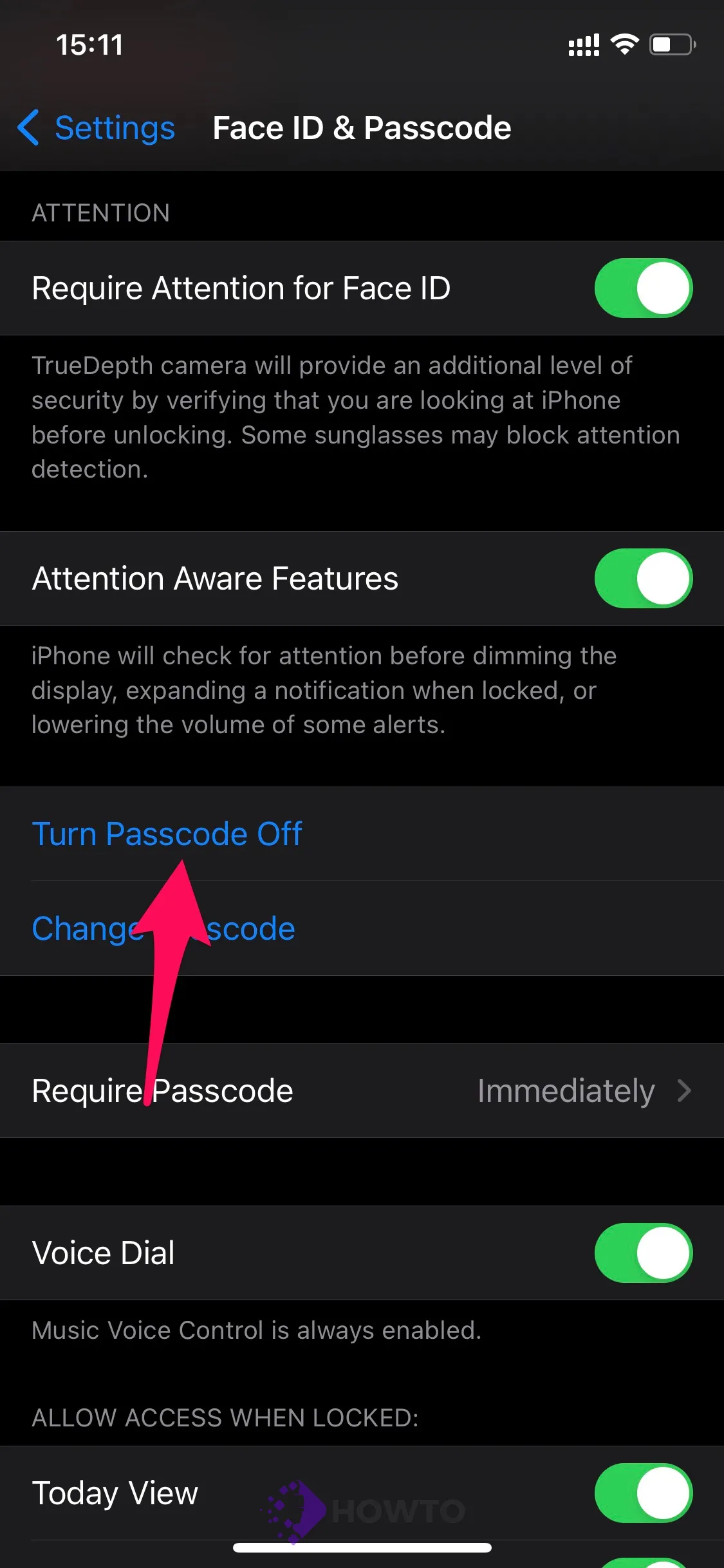 passcode iphone