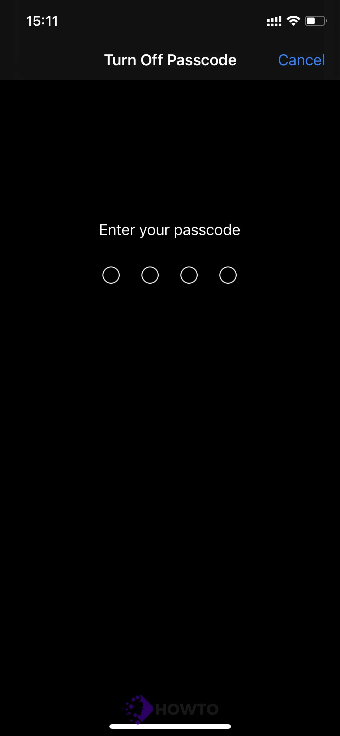 passcode iphone