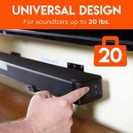 ECHOGEAR Universal Soundbar Wall Mount Bracket