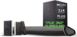 Nakamichi Shockwafe Pro 7.1.4 Channel 600W Dolby Atmos/DTS:X Soundbar with 8" Wireless Subwoofer