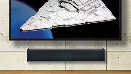 ZVOX SB380 Aluminum Sound Bar TV Speaker With AccuVoice Dialogue Boost, Built-In Subwoofer