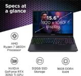 Lenovo Legion 5 Gaming Laptop, 15.6" FHD Display, AMD Ryzen 7 5800H