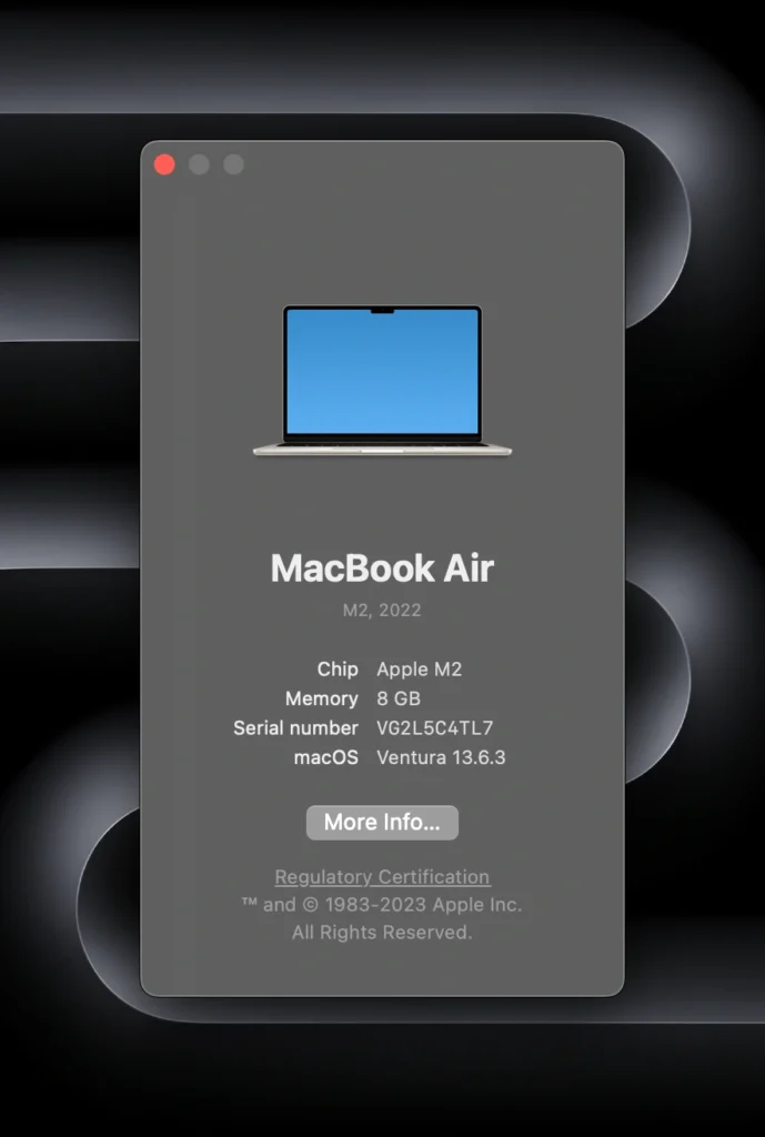 check specs macos