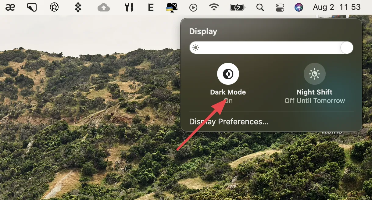 Darkmode on macOS