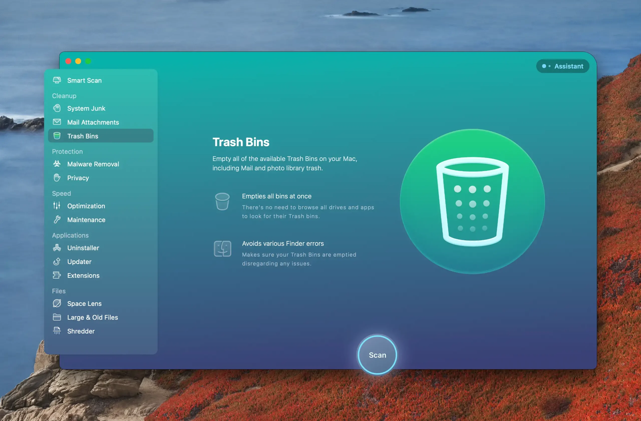 CleanMyMac X Trash Bin