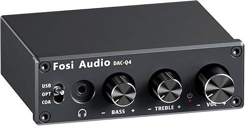 Fosi Audio Q4 Desktop DAC Headphone Amp